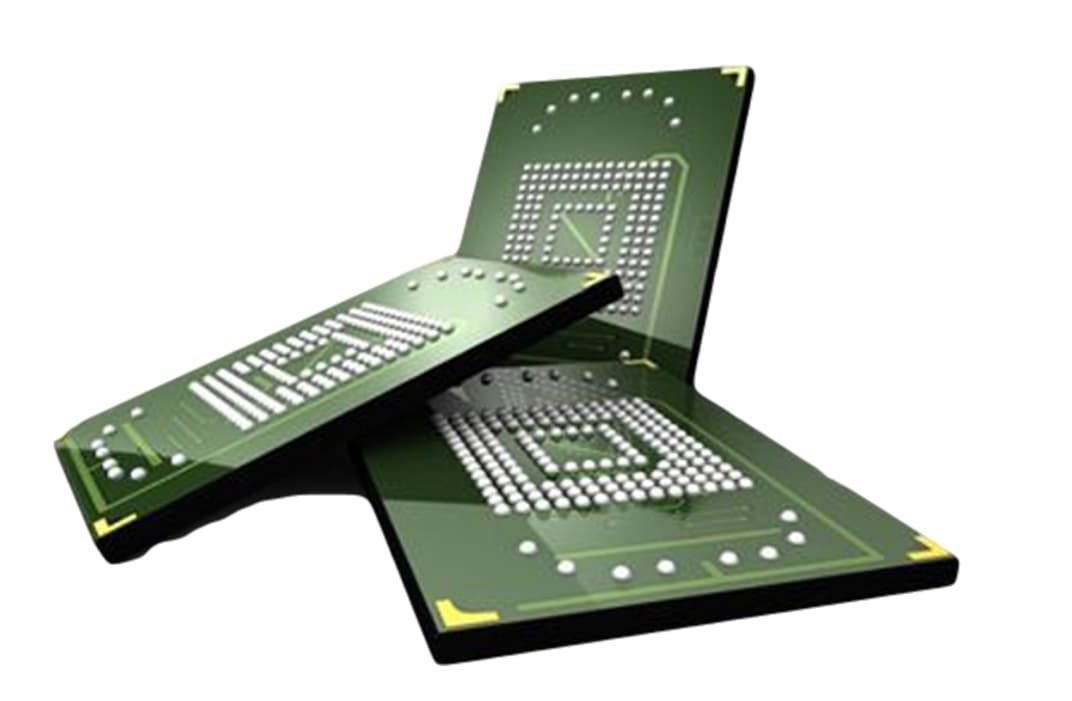 Flash memory chips extracted via chip-off