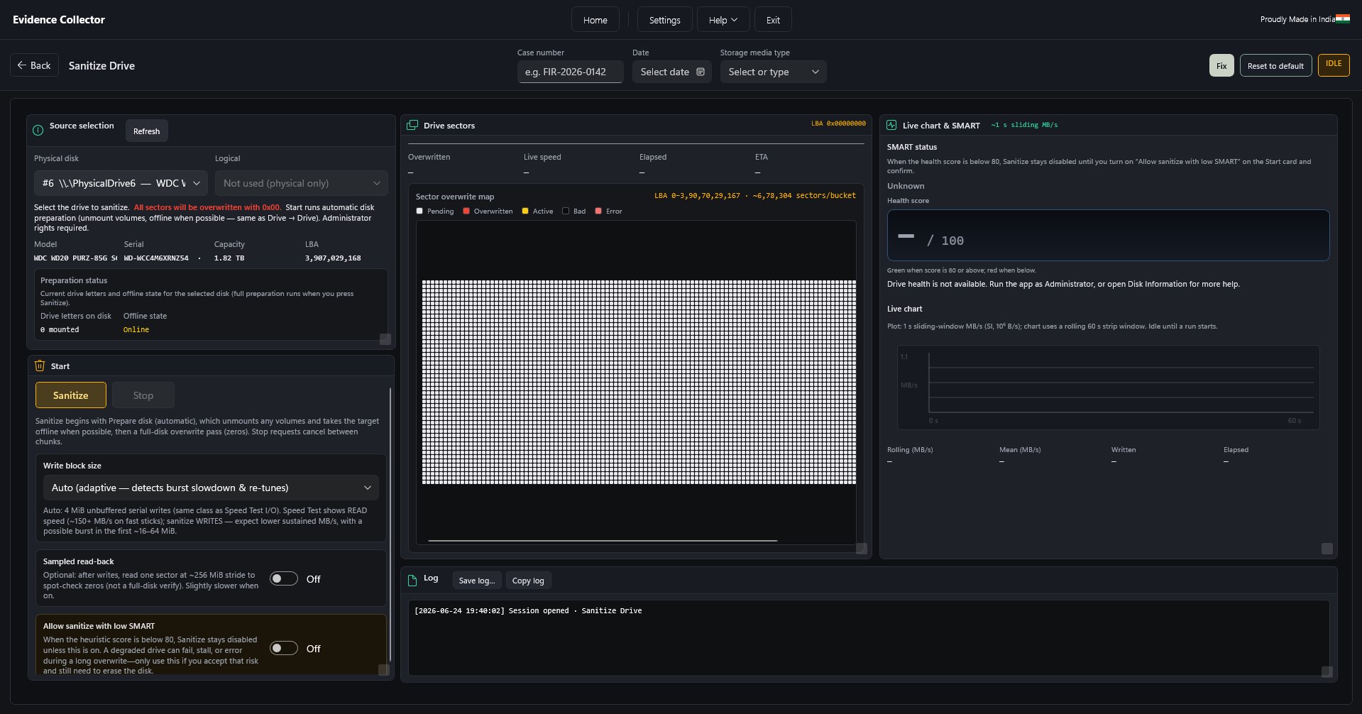 Sanitize Drive workflow